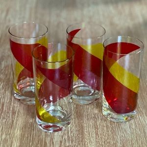 Vintage Colony Tall Drinking Glasses Set of 4